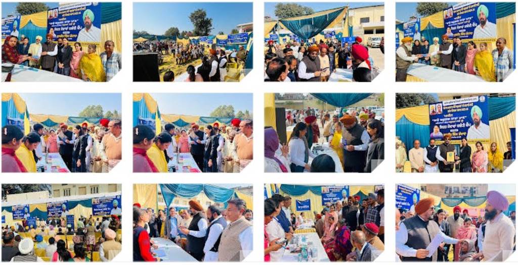 Special health and support camp organized for the elderly at Derabassi under the Our Elders are Our Pride campaign